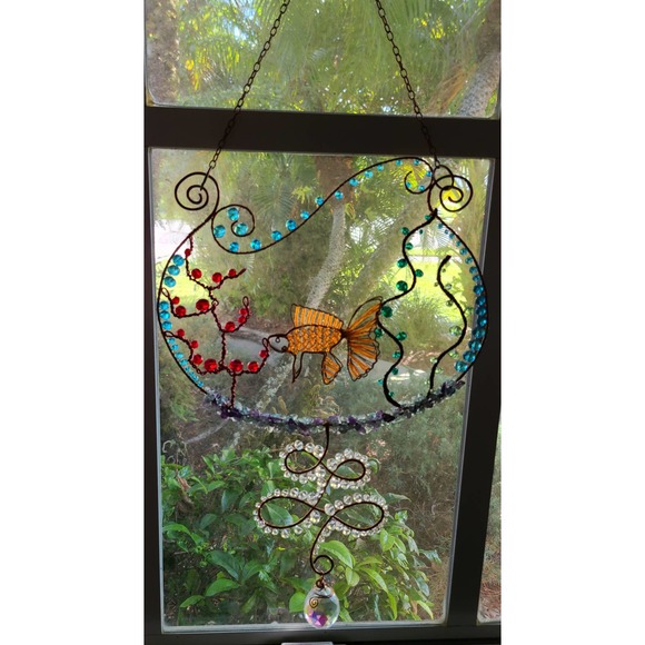 Handmade Goldfish Suncatcher - Picture 4 of 6